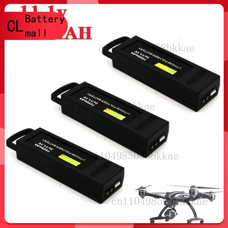 11,1 V 7500mAh para GiFi 3S actualización batería Lipo de vuelo para Yuneec Q500/Q500+/Q500 4K/Q500+ PRO 4K RC Drone