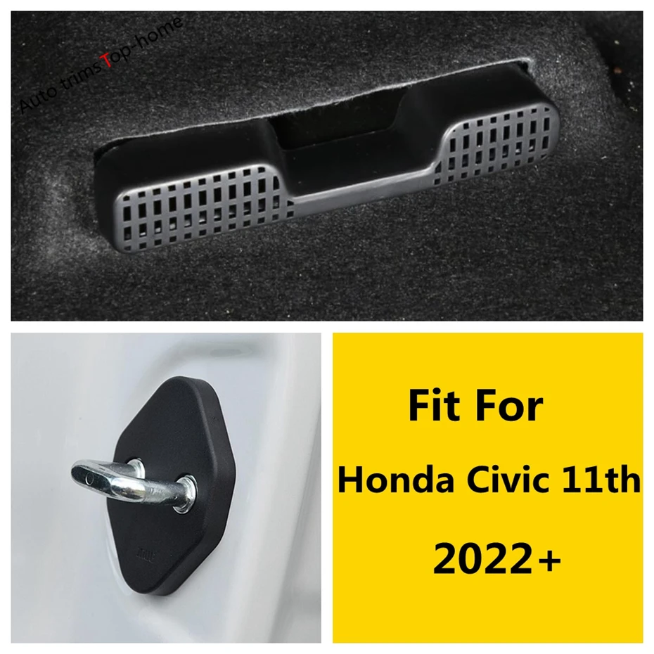 

Door Lock Seat Bottom Floor Air Conditioning AC Heater Vent Outlet Protect Cover For Honda Civic 11th 2022 2023 2024 Accessories