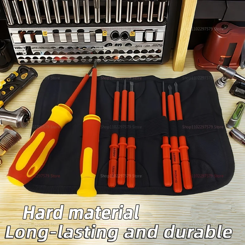 10 في 1 مجموعة مفكات معزولة 500 فولت صلابة عالية المغناطيسي فيليبس عرافة أدوات الكهربائيين للإصلاحات الكهربائية