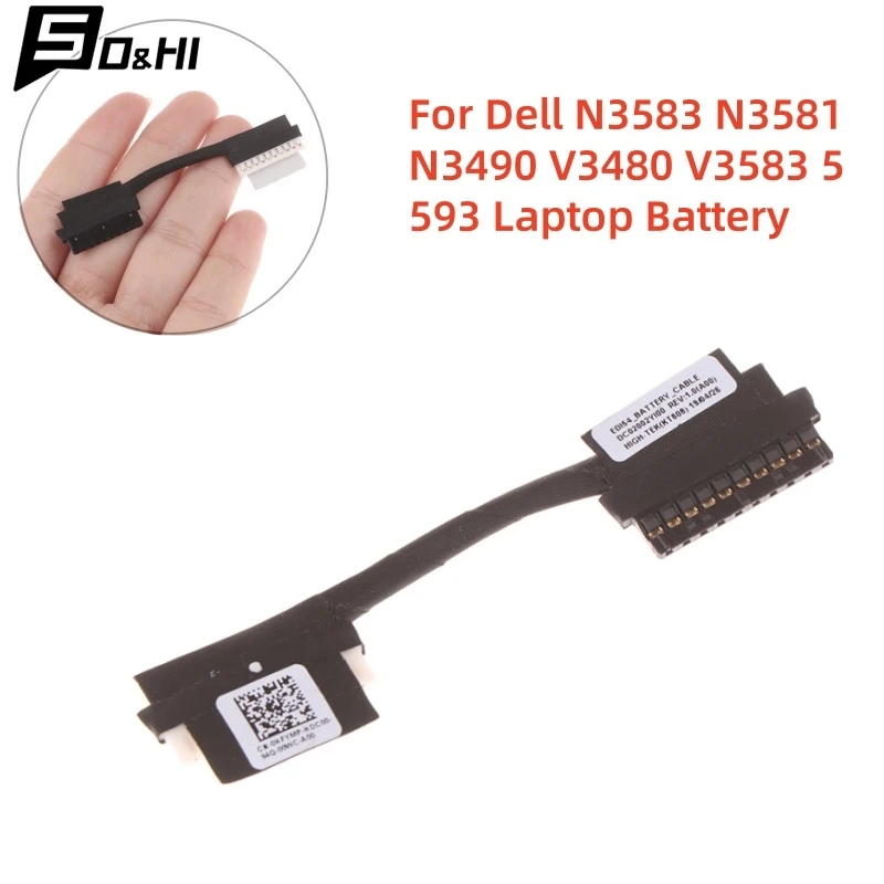 1Pcs New Battery Cable For Dell N3583 N3581 N3490 V3480 V3583 5593 Laptop Battery Flex Cable Connector 0HFYMP