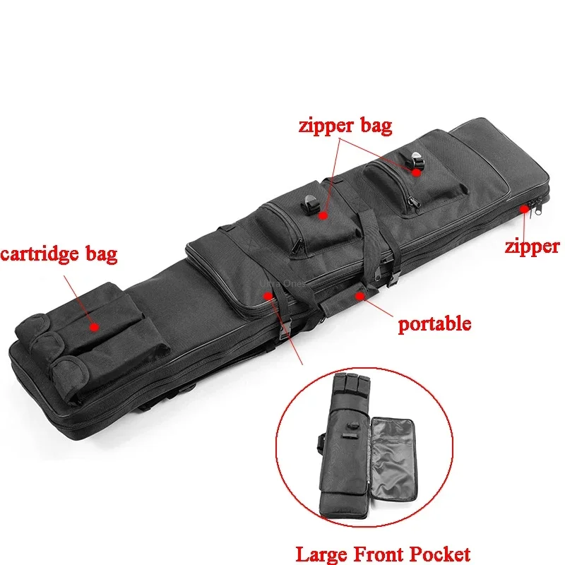 Tactical Hunting Gun Bag 81cm 95cm 115cm Airsoft Paintball  Shooting Training Combat Rifle Shotgun Bags for Sniper Carbine