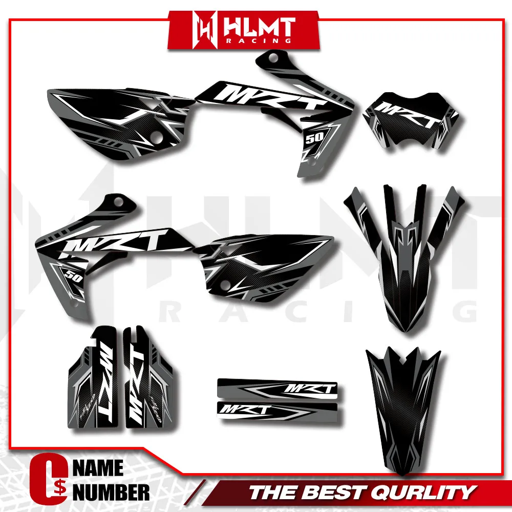 Motorcycle Team Background Graphics Decal Stickers Kits For Rieju MRT 50 2009 2010 2011 2012-2021 Mrt50 Number Custom Decoration