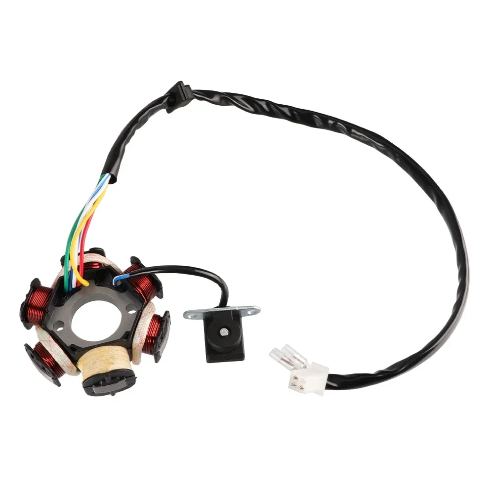 ATV 6coil Electric Start Magneto Stator Generator Stator Coil Suitable for GY6 125cc150cc Small Motorcycle Kart Light Motorcycle