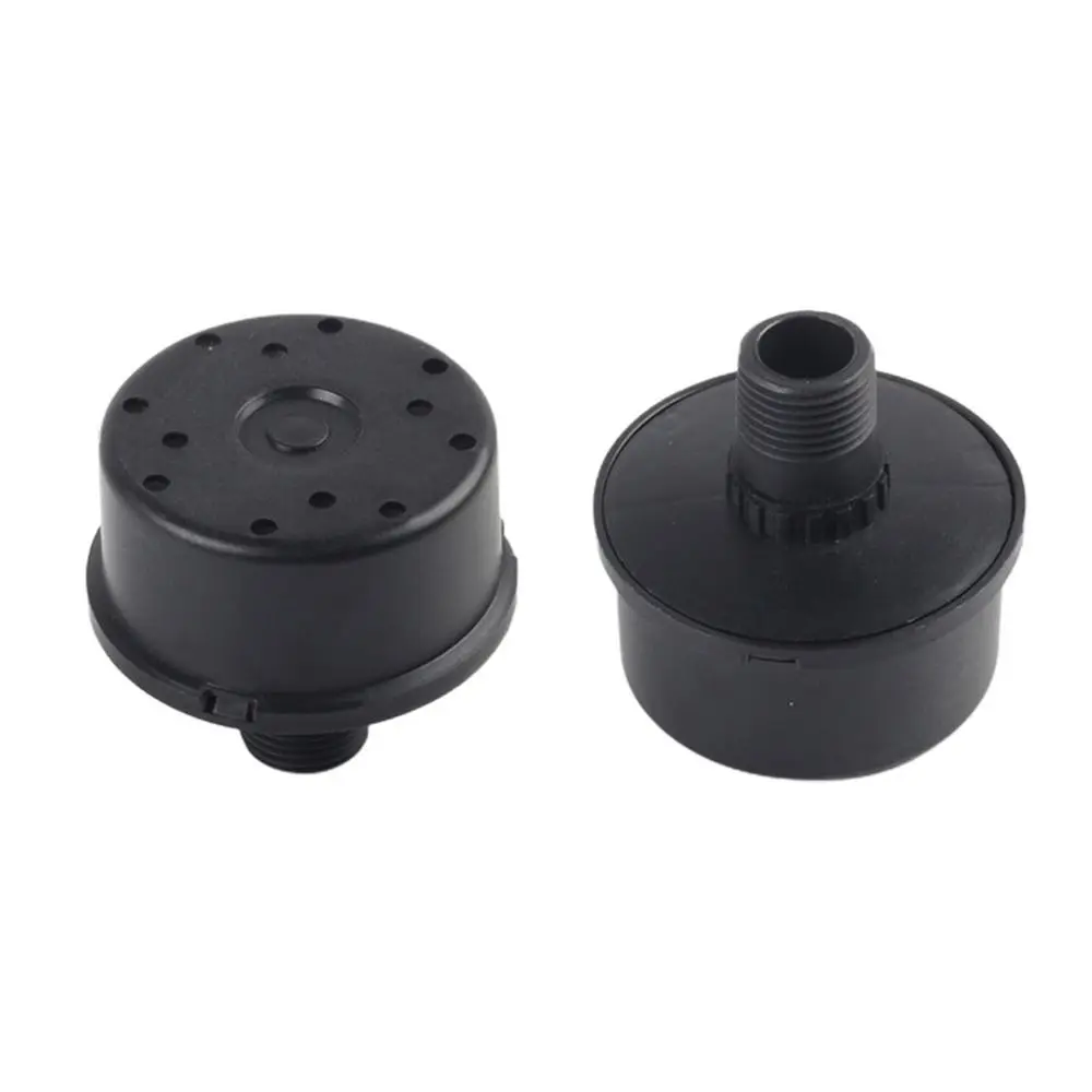 1Pcs New 16/20mm Filter Male Thread Black Air Compressor Muffler Pneumatic Tool Accessory Air Compressor Intake Noise