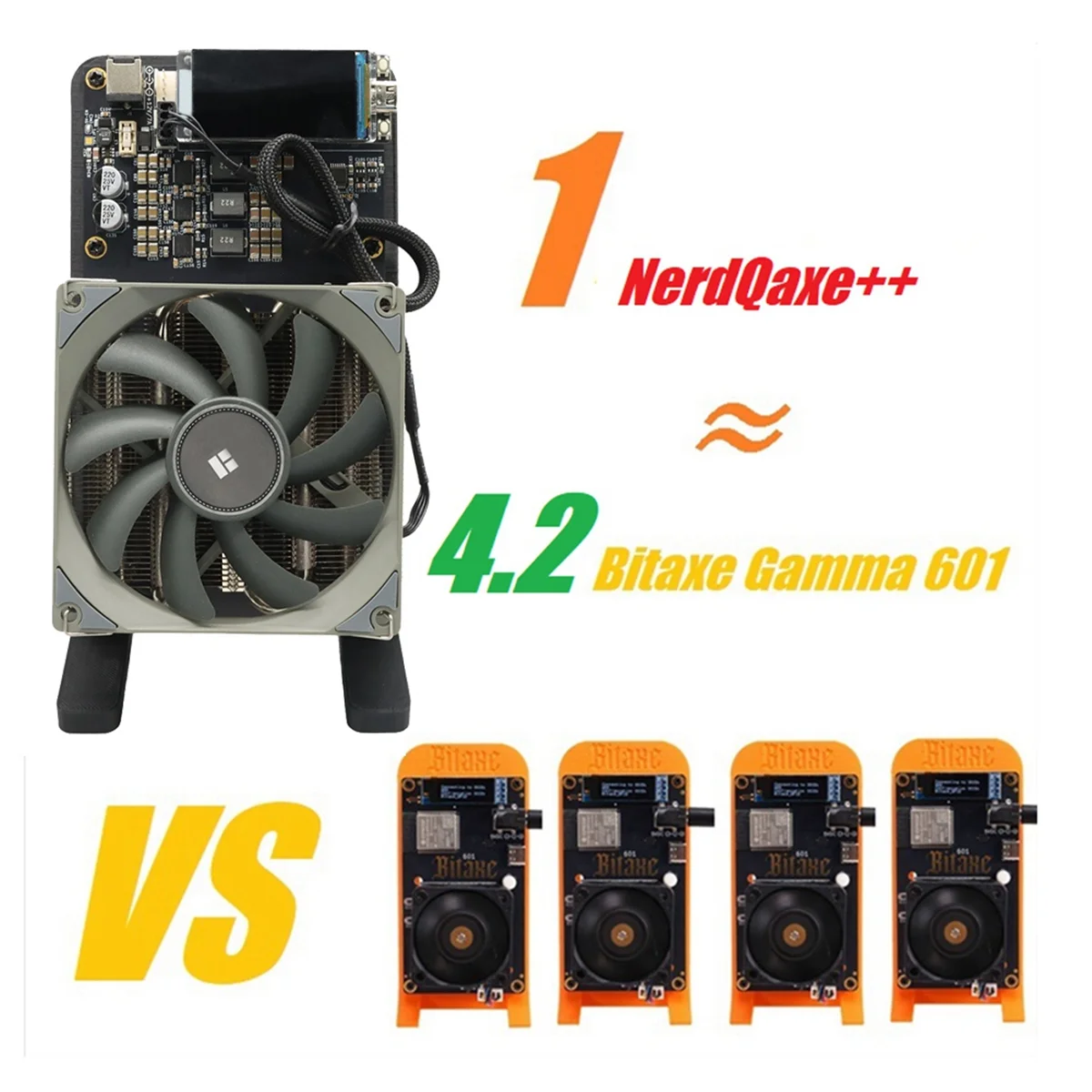 حار AC18 NerdQaxe ++ BTC سولو مينر 4.8T-5TH/S 4XBM1370 ASIC رقاقة 80 واط مفتوحة المصدر بيتكوين التشفير مينر التعدين الصامت الاتحاد الأوروبي التوصيل