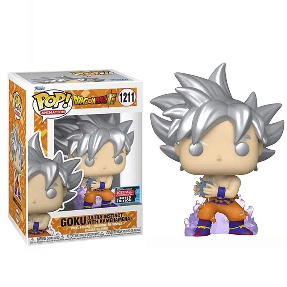 Funko Pop الرسوم المتحركة Dragonball Gokus # 386 الترا جوكوس # 1232 # 1211 شخصيات الفينيل ألعاب الدمى هدية