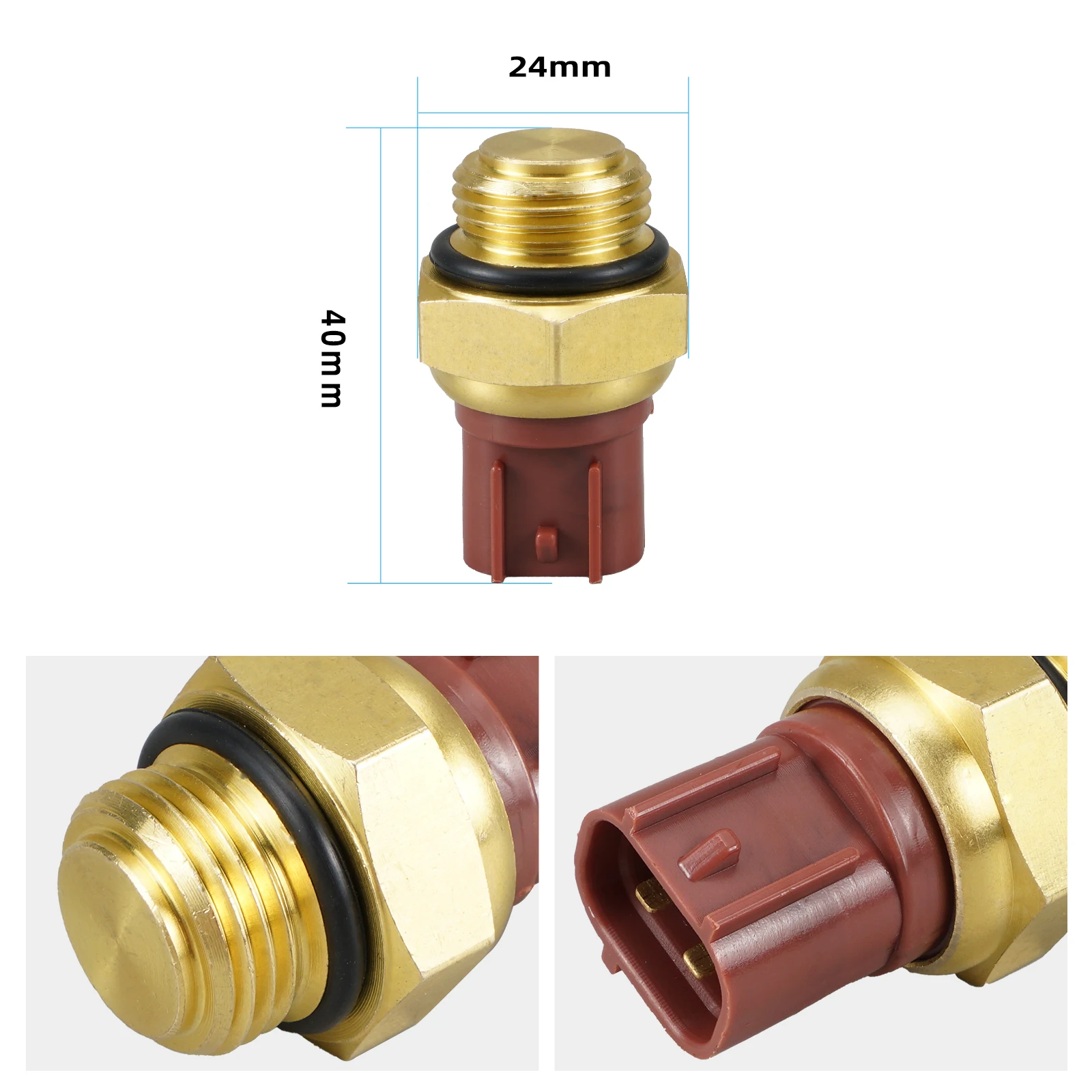 For 2023-2024 Gasgas ES700 SM700 Radiator Fan Thermo Switch for KTM 690 Enduro R 690 SMC R 690 SMCR 2021-2024 (US Model Only)