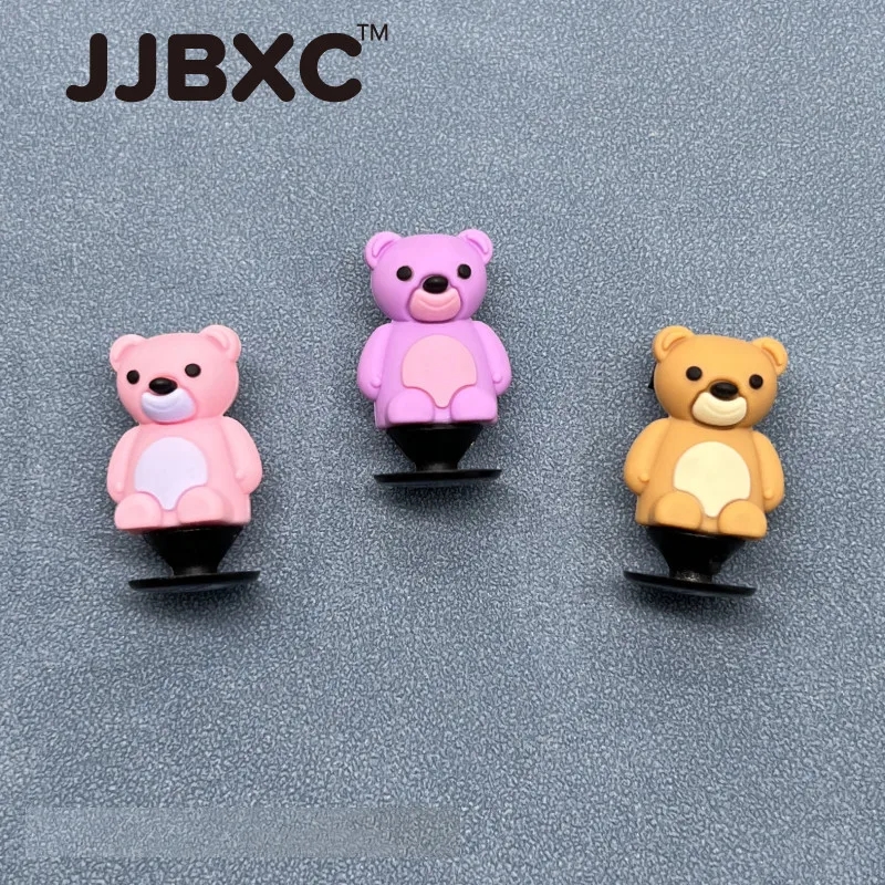 JJBCX Charm Shoe Buckle - High-Quality DIY Cartoon Bear Shoe Accessory