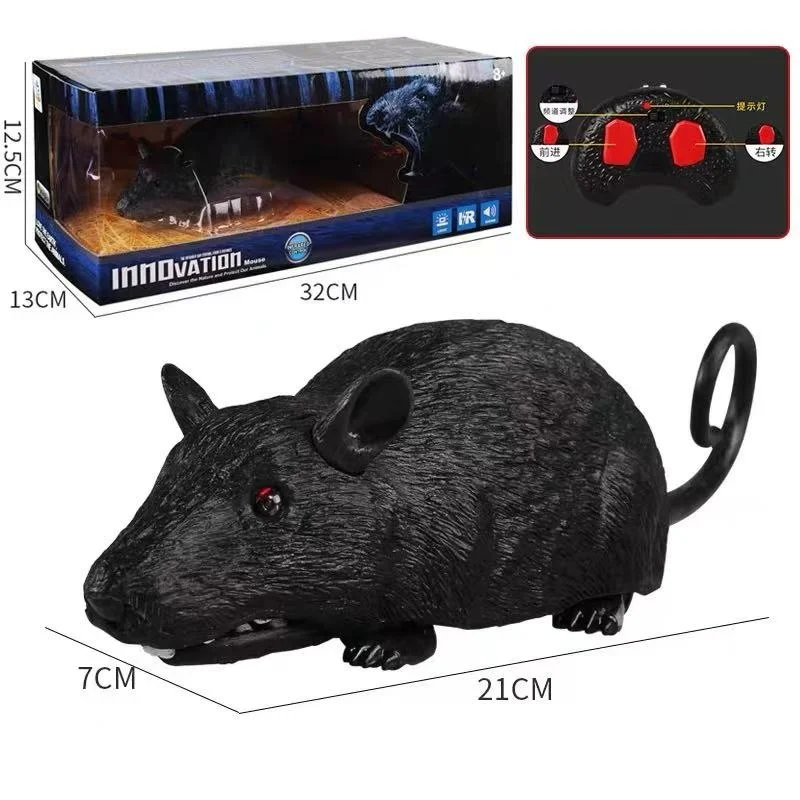 New Unique Remote Control Mouse Infrared Creative Simulation Animal Infrared Electric Pet Toy Birthday Gift