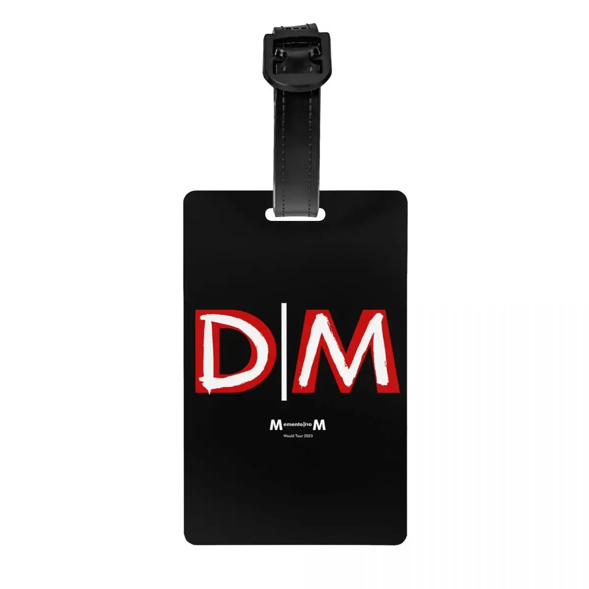 Custom Electronic Rock Depeche Cool Mode Luggage Tag for Suitcases Privacy Cover Name ID Card