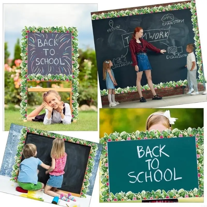 62ka 60,69 -футовой доска Bulletin Borders Flower Leaf Bord