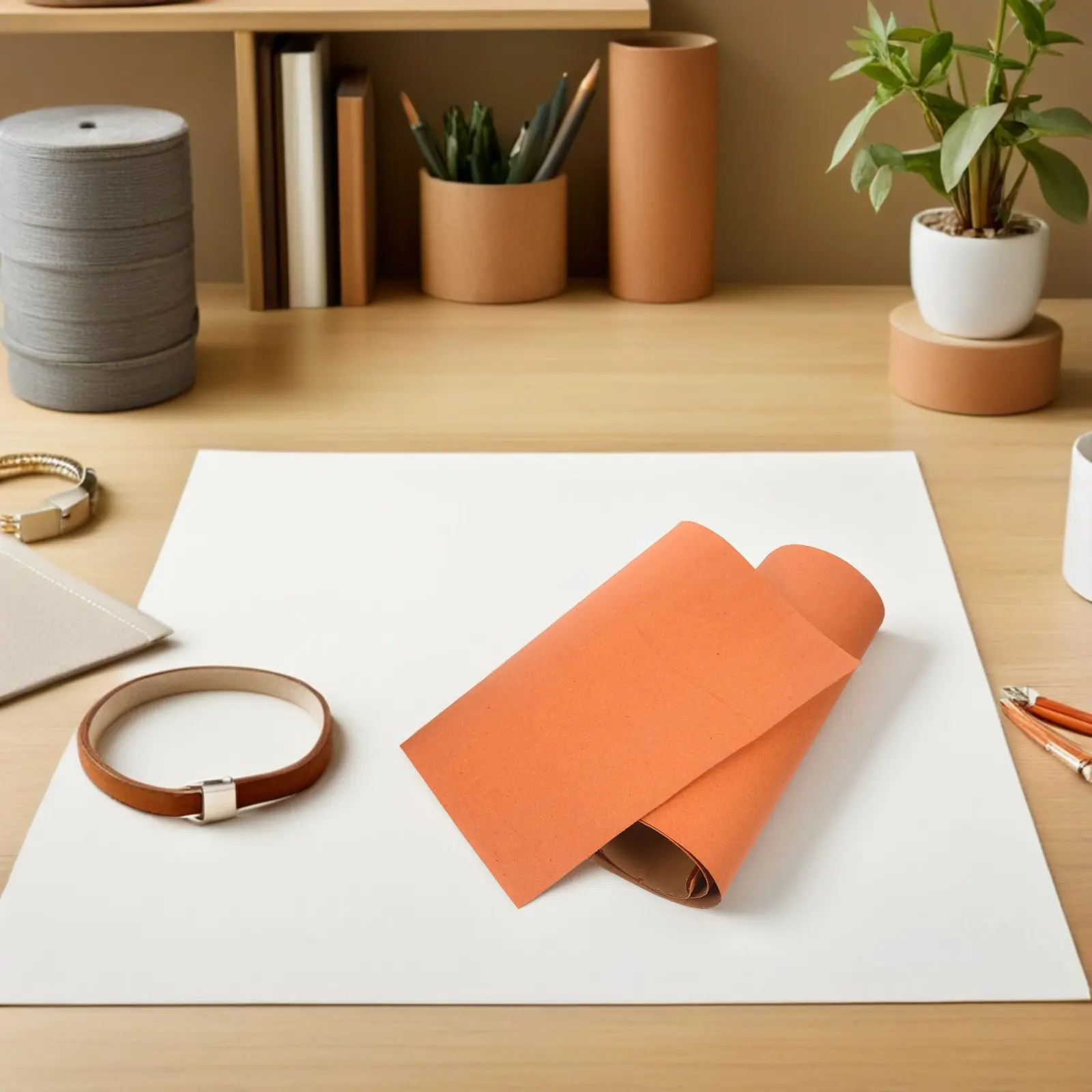 

Bonded Sheet Self Adhesive Bag Liner 0.8mm Stiffener Sheet 150x40.5cm DIY Handbag Purse Base Shaper Insert Craft