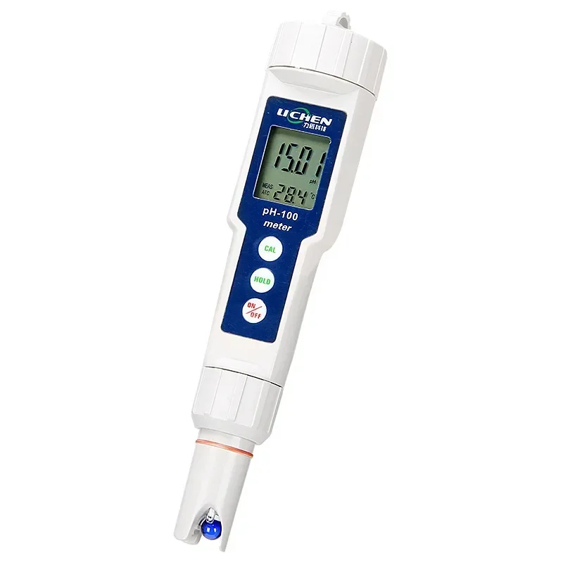 

Измеритель кислотности ручного типа PH-100, высокоточный портативный pH-метр, тестер значения PH, pH-ручка