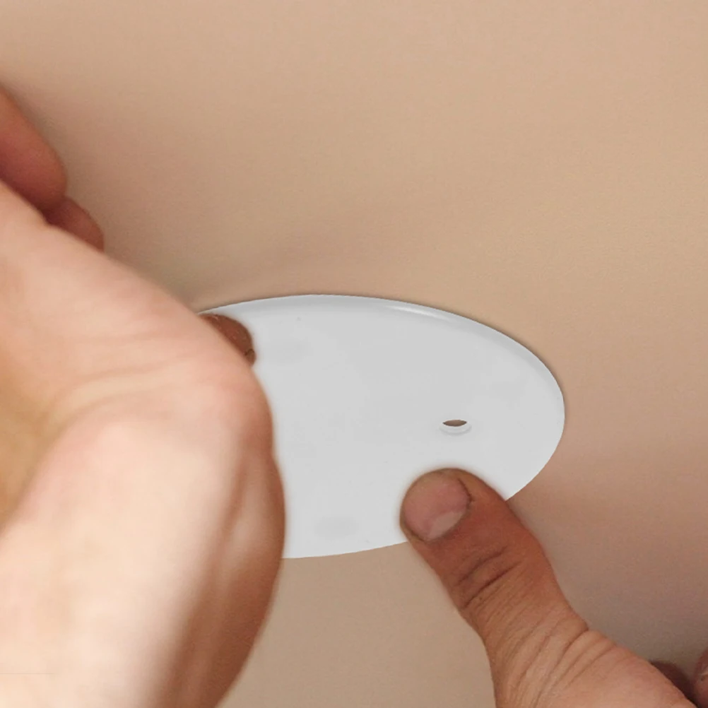 

25pcs Octagonal Cover Plate Blank Ceiling Wall Wire Cable Covers PP Hole Outlet Recessed Light Drywall Box Bathrooms