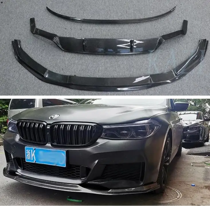 

REAL CARBON FIBER REAR TRUNK WING TAIL SPOILER & FRONT LIP & REAR BUMPER DIFFUSER For BMW 6 Series GT G32 2019 2020 2021