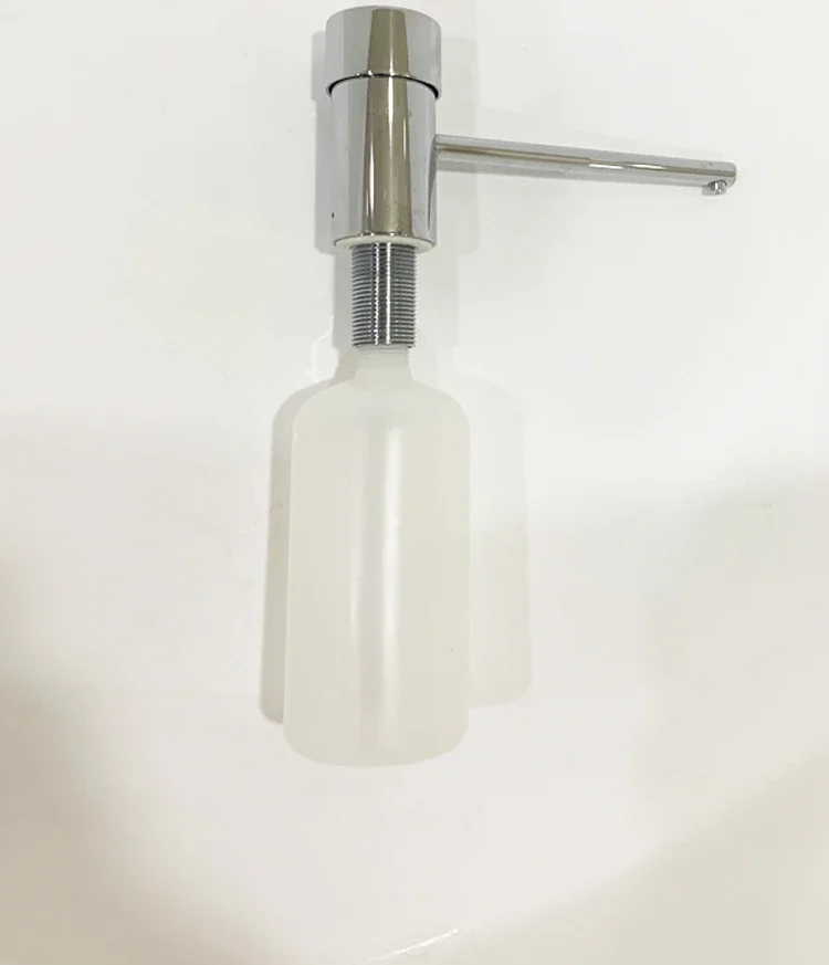 Manual Press Soap Dispenser DS715R Desktop Foam Hand Soap Dispenser for Kitchen and Bathroom