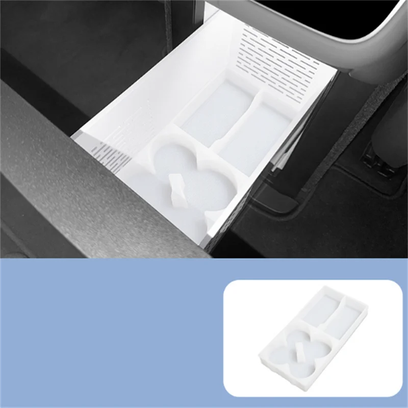 

FOR DENZA N9 2025+ Interior Accessories Car refrigerator storage box Silicone storage compartment