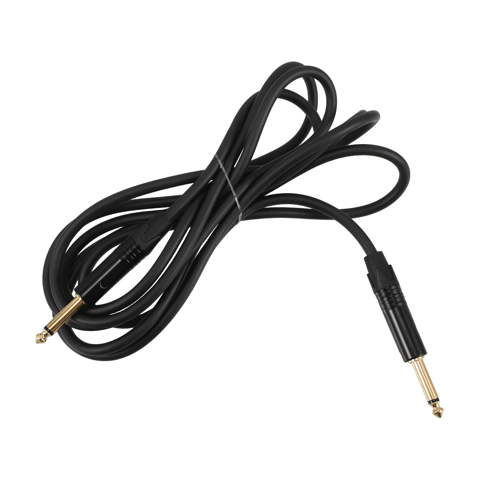 

6mm Double Shielded Electric Guitar Cable 6.35mm Gold Plated Male Connector Compatible Amp Pedal Board Bass Acoustic