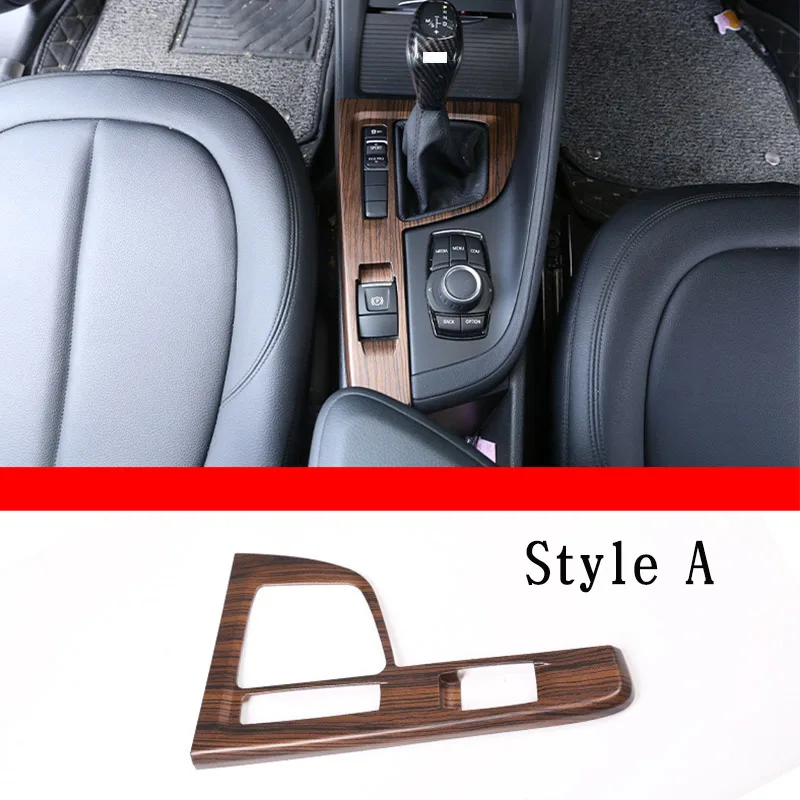 ABS Pine houtnerf voor BMW X1 X2 F47 F48 2016-2022 auto middenconsole stuurwiel deur trim sticker auto accessoires