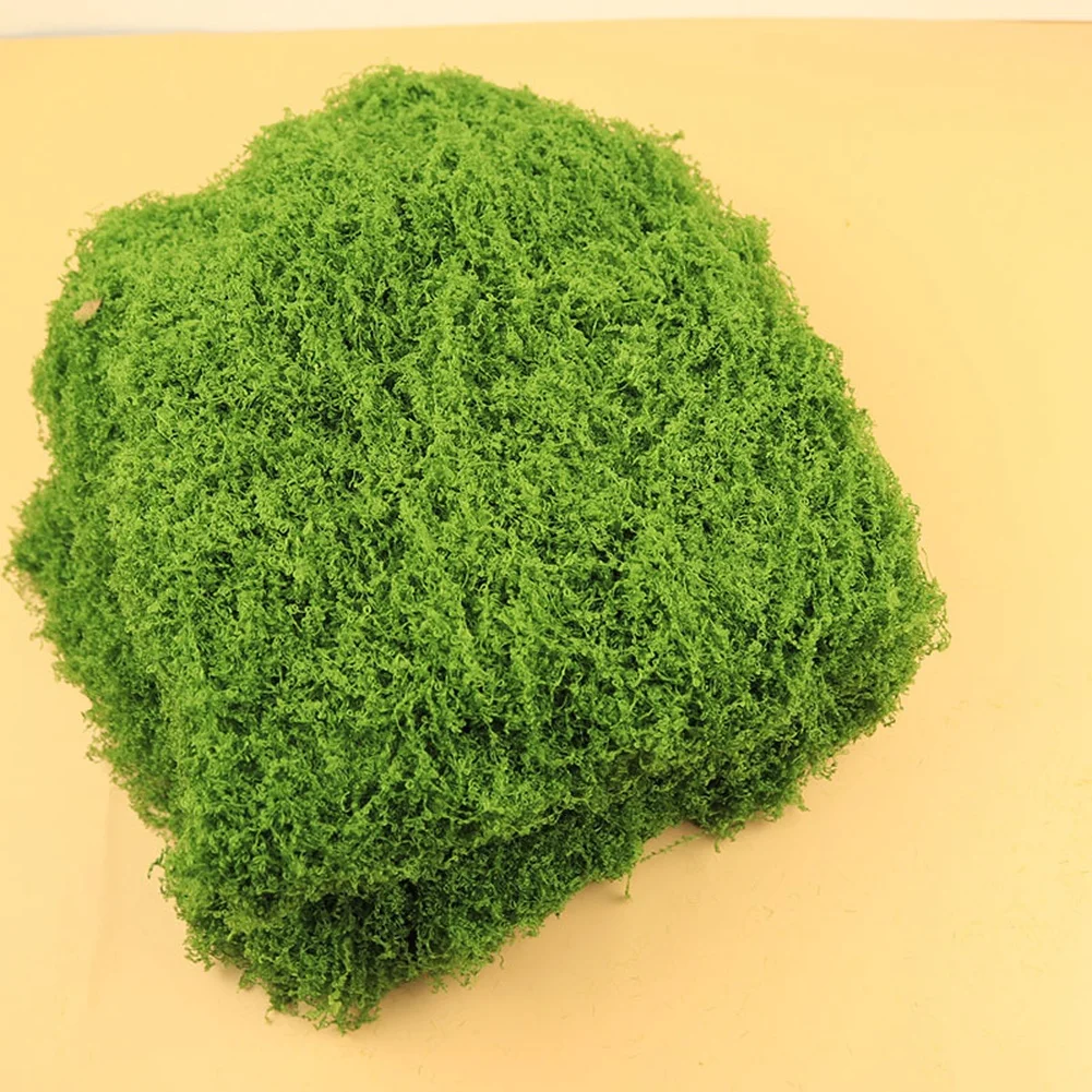 Artificial Grass Mat 100x100cm Fake Turf For Outdoor Decor Wall Background Green Moss, For Wall Floor Decoration