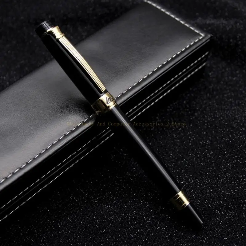 

Metal Fountain Pen F Nib Refillable Converter Calligraphy Gift for Student Adult