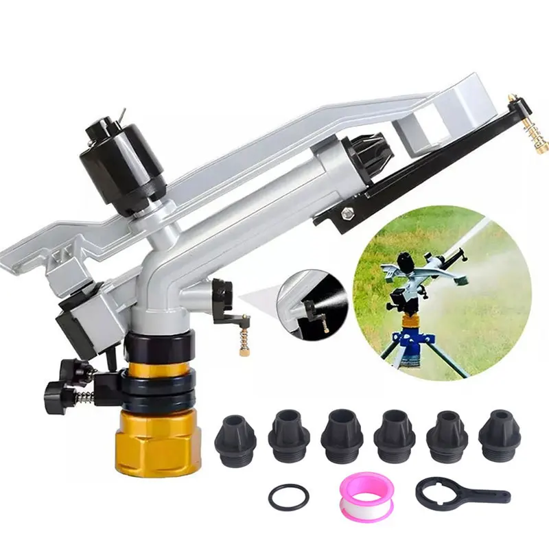 Garden Spray Atomizing Nozzle Automatic Rotating Agricultural Irrigation Tool Orchard Lawn Grass Watering Device