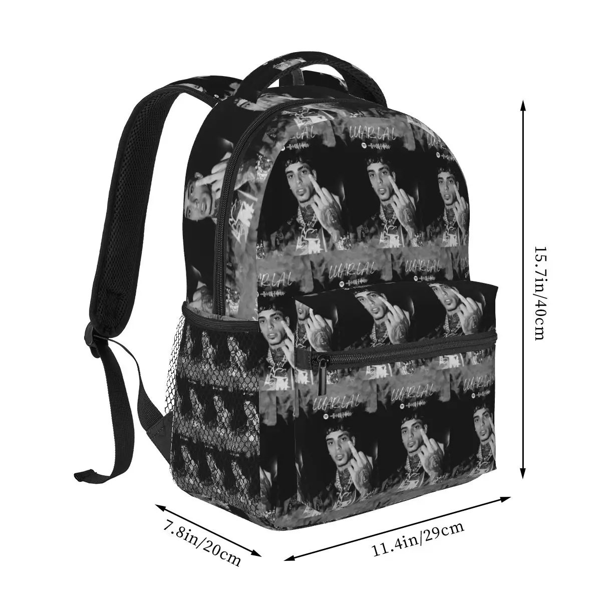 Rapper Luar La L Music Album L3TRA Backpack Hot Sale Daypack Large Capacity Kids BookBag School Bag Shoulder Bags for Men Women