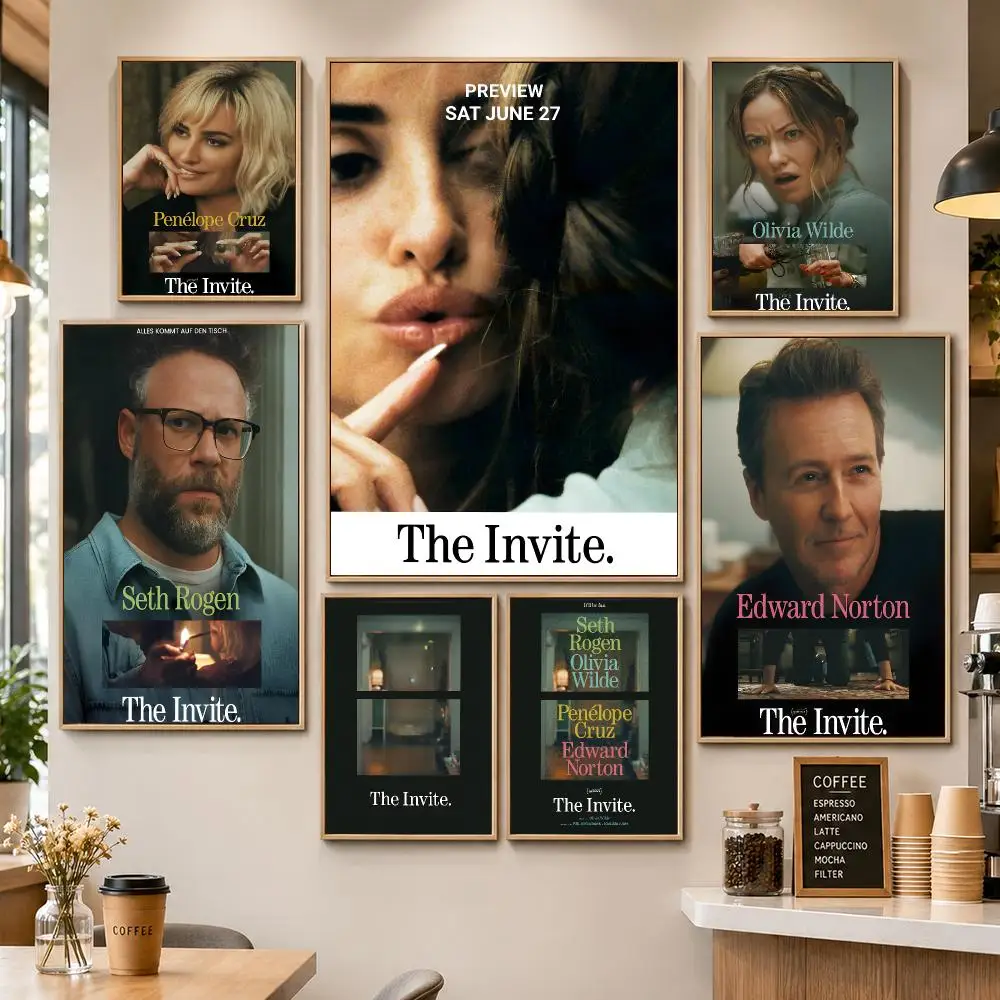 Movie The Invite Thriller Mystery Cinema Poster HD Wall Decor Apartment Dorm Office Cafe Bedroom Home Gift