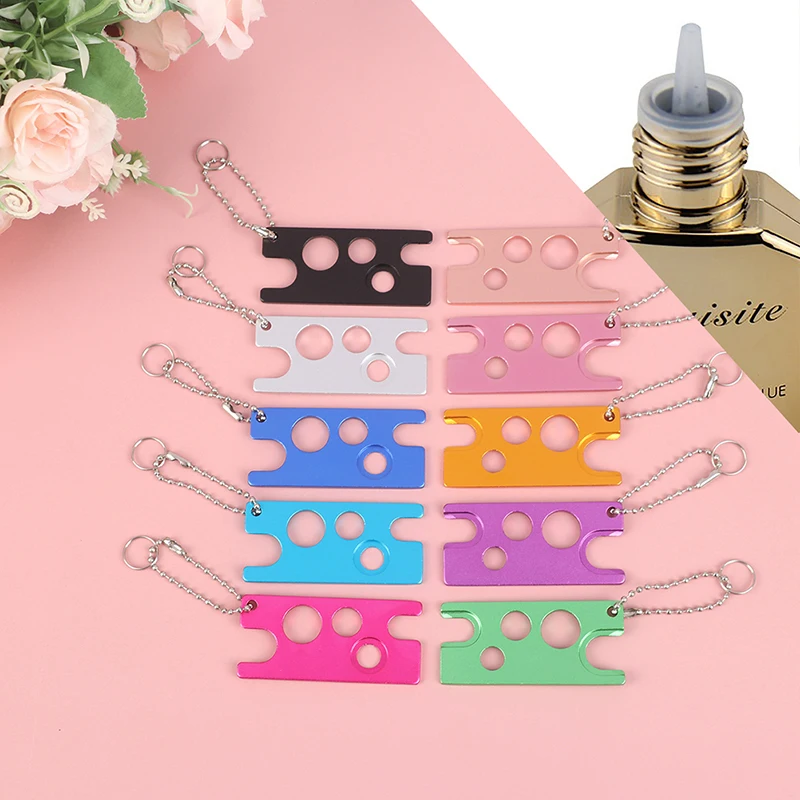 Eyelash Extension Glue Bottle Opener Anti-blocking Essential Oil Opener Metal Multifunctional Make Up Tool Accessories