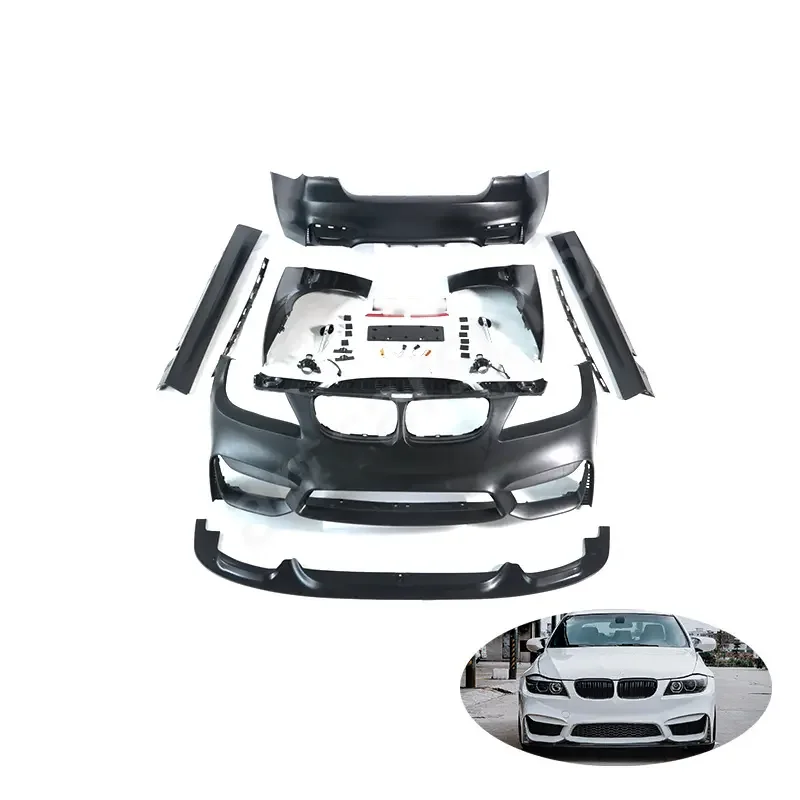 M4 Style PP Plastic Car Bumpers Body kit For BMW 3 series E90 2009 2010 2011 2012 Lci