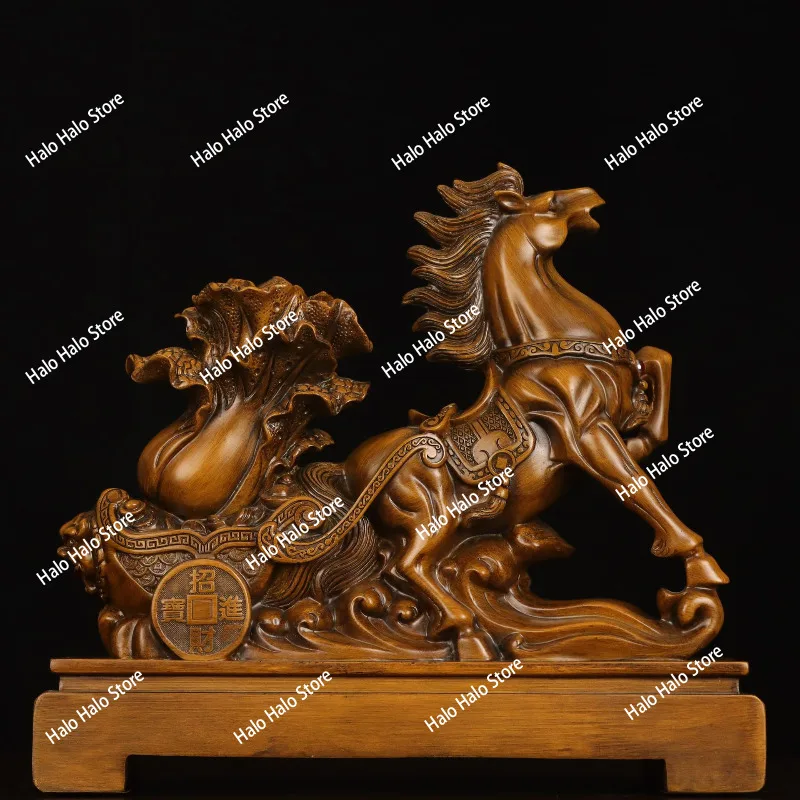 chinese-style-wealth-and-prosperity-mara-cabbage-ornament-office-living-room-wine-cabinet-ornament-resin-handicraft