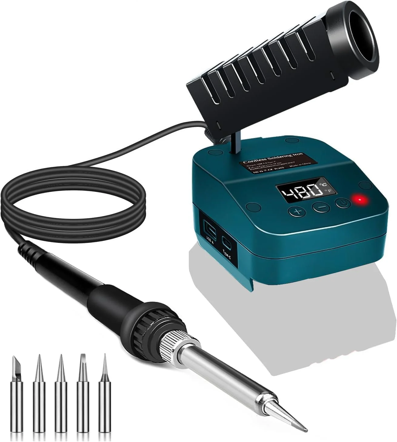 

Аккумуляторный паяльник BOSCH 18В с защитой от низкого напряжения, USB и Type-C, набор для пайки на аккумуляторе для DIY-проектов