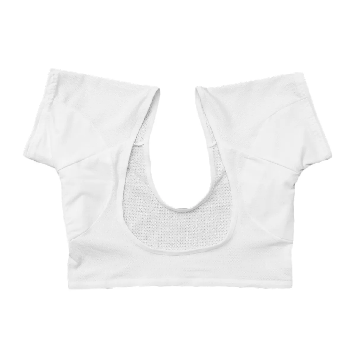Womens Sweat Guard Underwear Vest with Underarm Pads Breathable Summer Sweat Absorbing Camisole White Size M