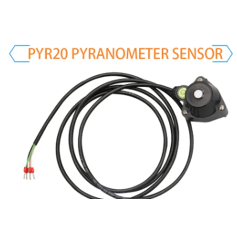 PYR20 Solar Radiation/Pyranometer Sensor Easy Install Easy To Use Black (4-20MA)