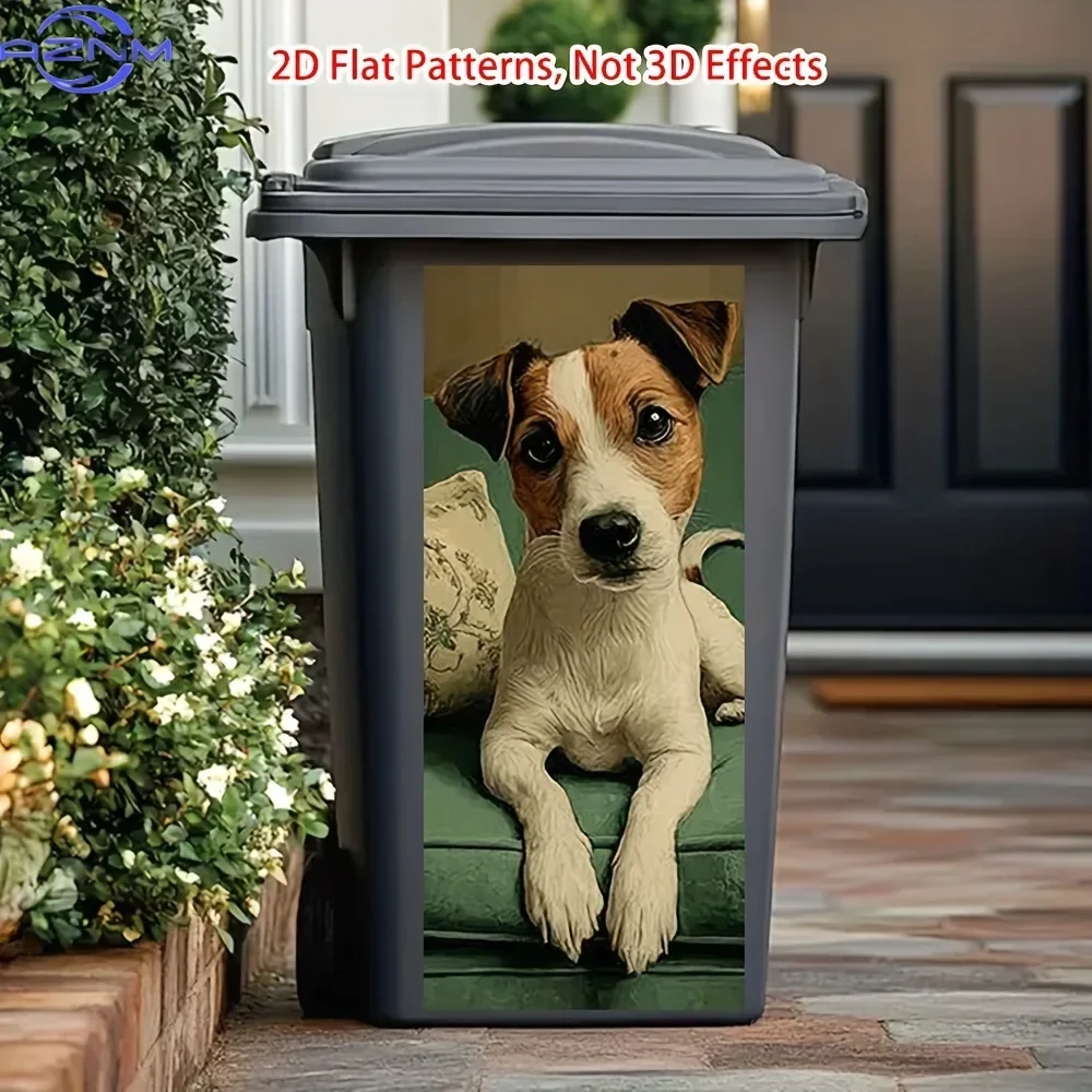 2D Print DIY Ornament Decal Distinctive Graphic for Universal Indoor‑outdoor Bin