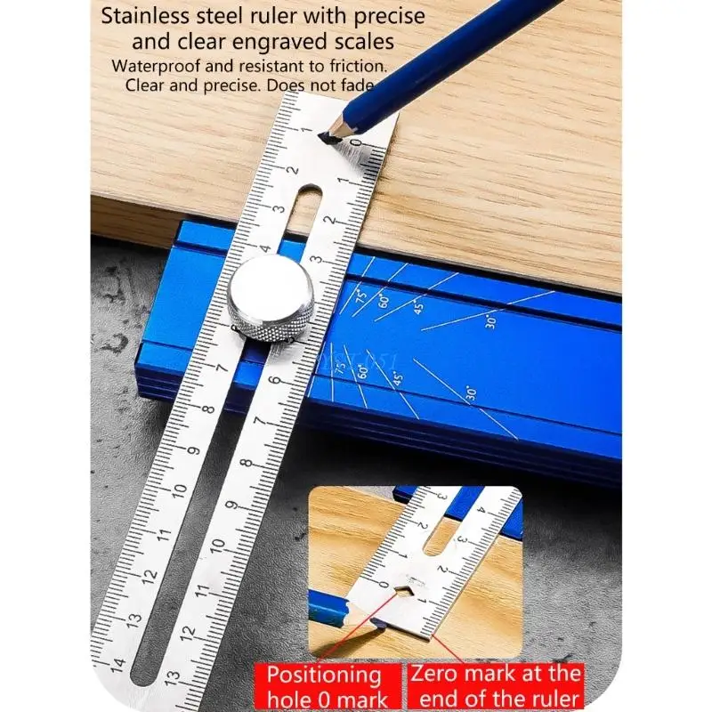 

E15A Stable Positioning Device Featuring Limit Marker and Lightweight Build for Accurate Angled