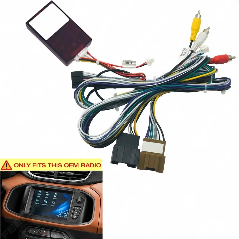 Quadlock Wiring Harness CAN Bus Decoder Plug to Connector Car Android Cable Adapter for Chevrolet Onix 2016-2020