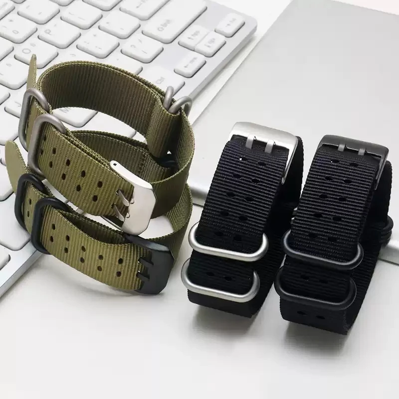 

hot top Nylon watch strap for Luminox 3051 3150 watchband 22mm 23mm black green watch band waterproof sport strap