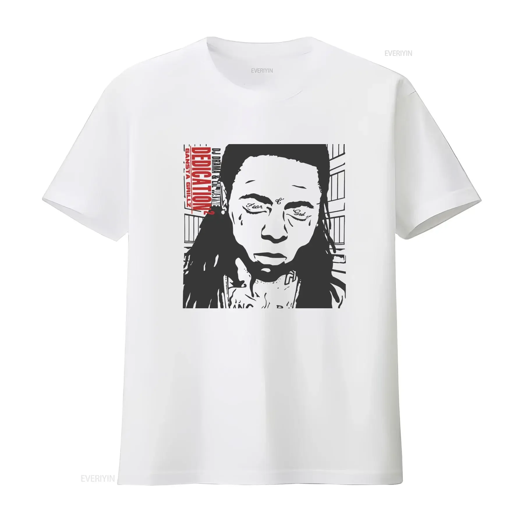 Lil Wayne Dedication 2 Gangsta Grillz 2006 Bootleg Tribute T Shirt vintage Washed Slightly Comfortable designer clothes