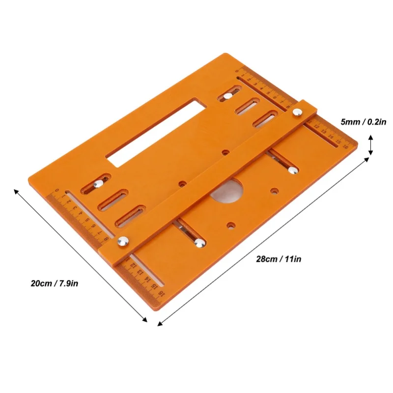 Schneidemaschine Grundplatte Acryl Führungsplatte Haushalt Ingenieur Messwerkzeug Verdickte Platte Holzbearbeitung