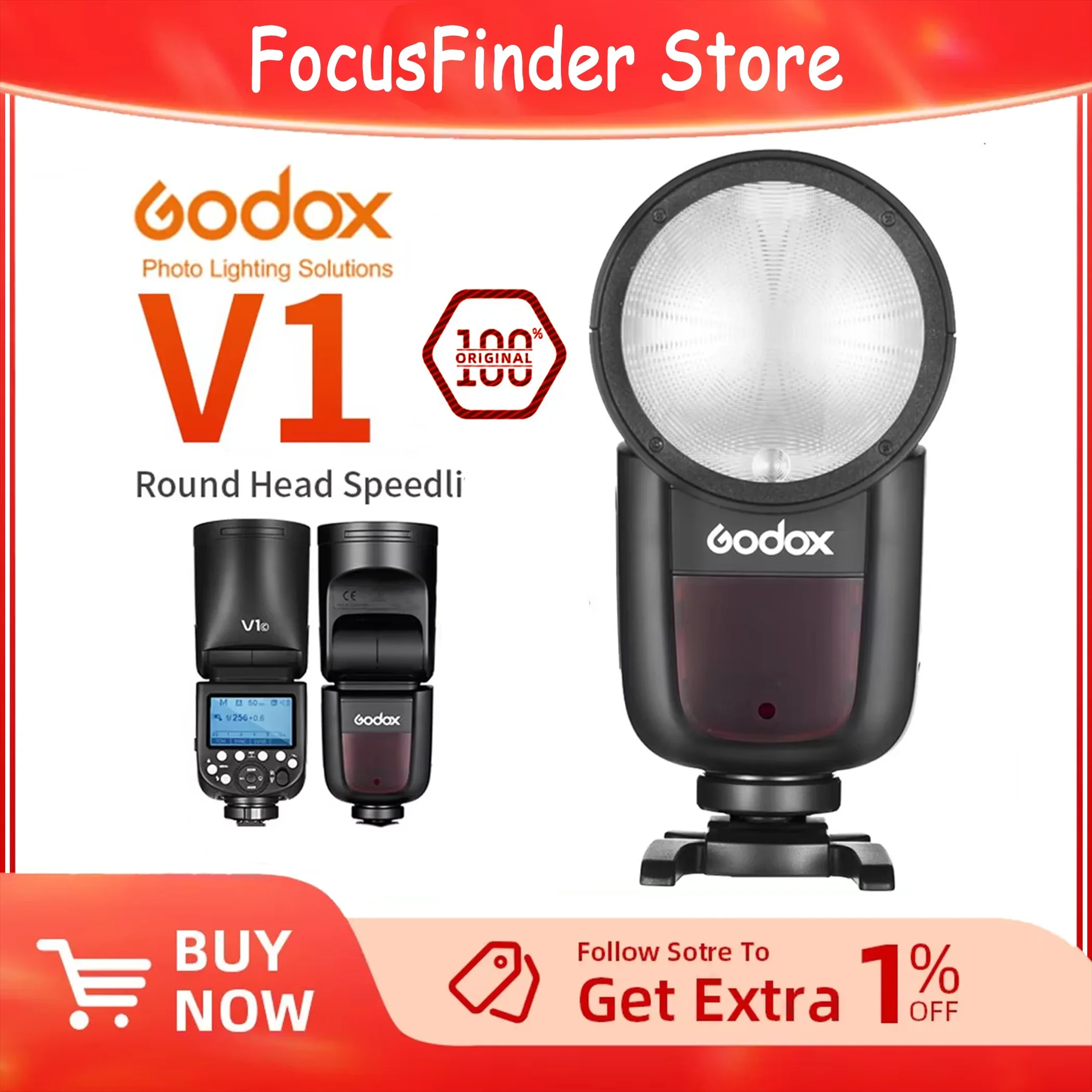 Godox V1 Speedlight… - image
