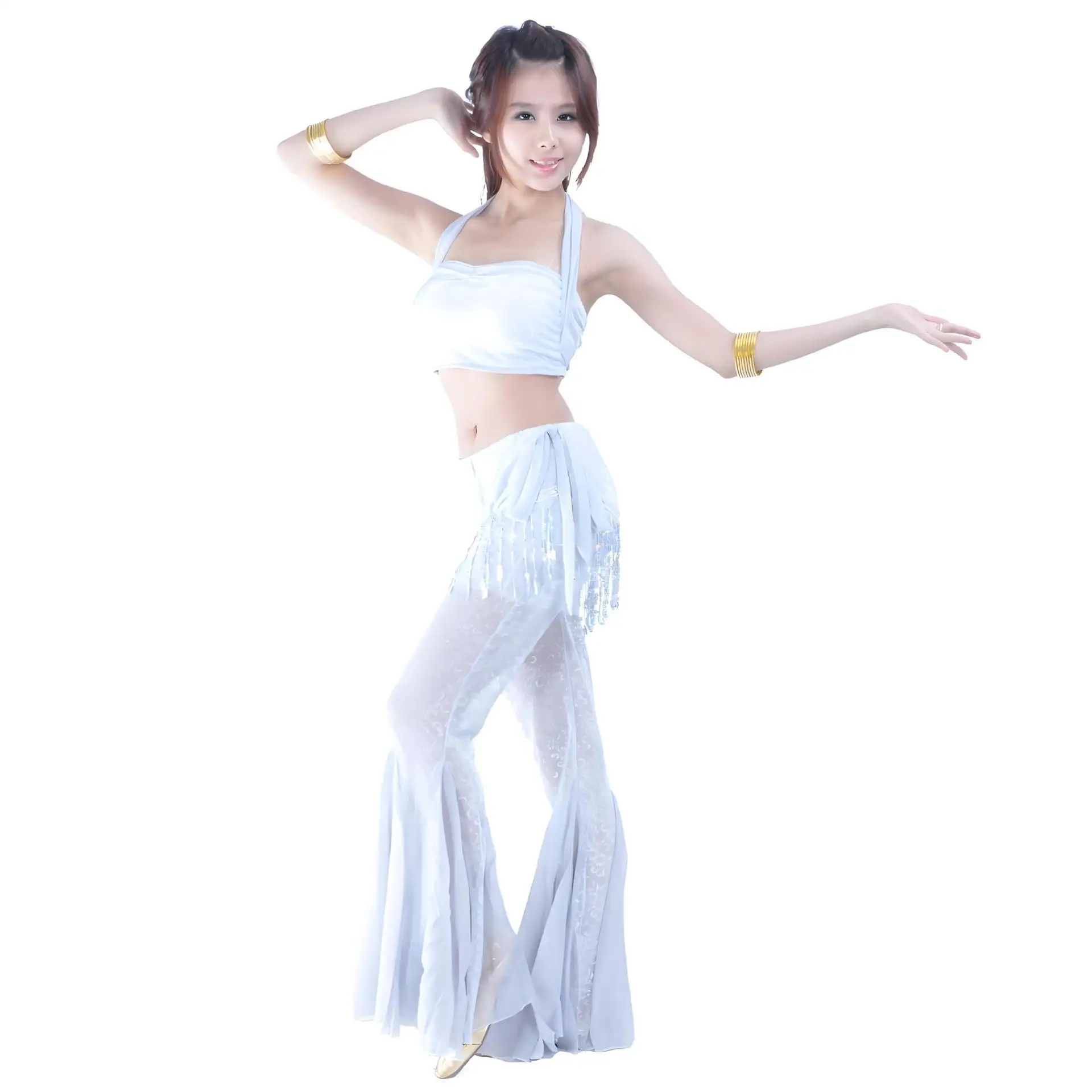 الصلبة اللون الرقص الشرقي زي الرقص الشرقي دعوى أداء الجاز شرابة الملابس الحديثة الملابس اللاتينية الحضرية الكلاسيكية أعلى بانت #6