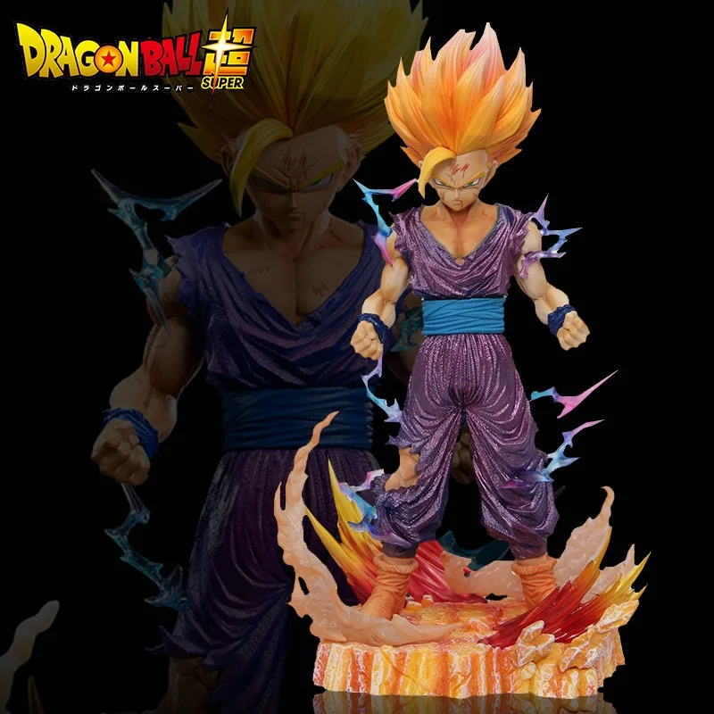 

25cm Son Gohan Super Saiyan 2 Model Ornaments Dragon Ball Z Anime Action Figurine Children Collection Doll Toys Birthday Gift