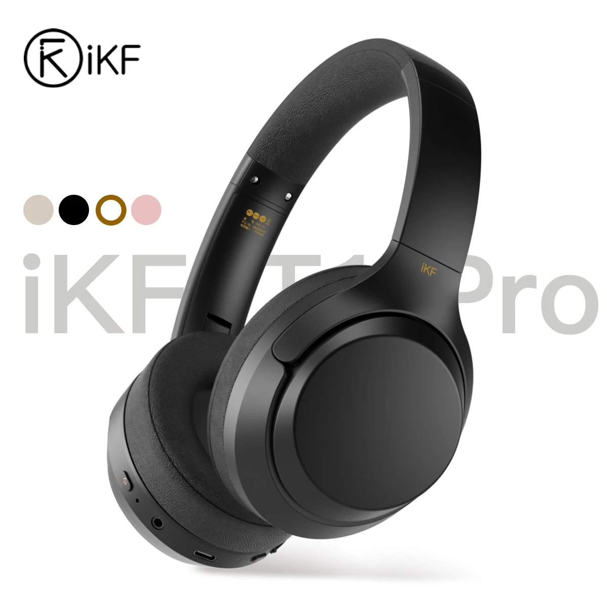 

iKF T1/T1 pro - Wireless Bluetooth Headset Call Noise Cancelling Wired Headset HiFi Sound with Microphone Super Long Standby