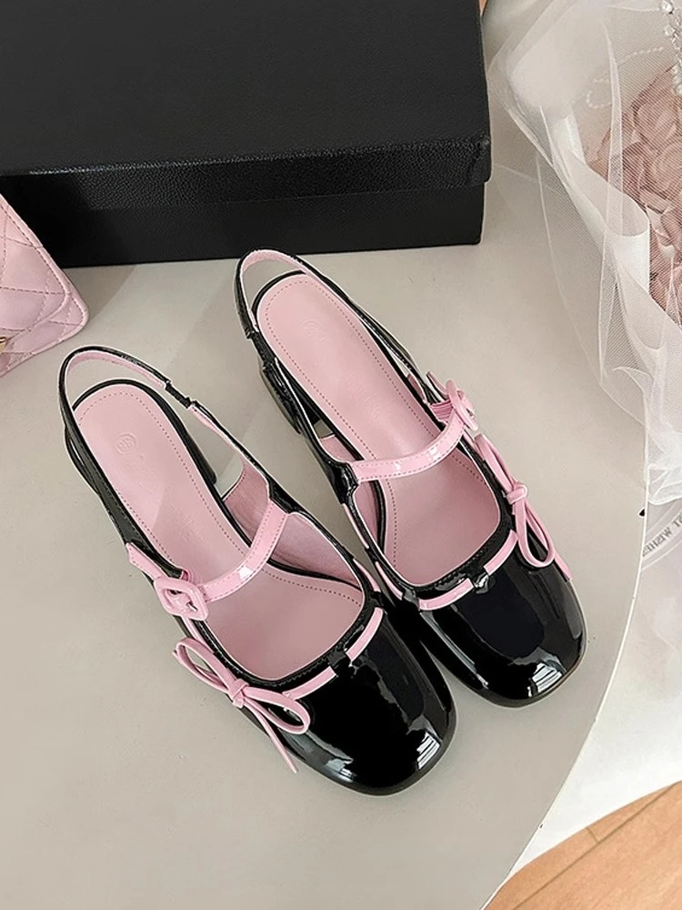 

Японские милые темпераментные женские туфли на высоком каблуке в стиле Лолиты, кожаные туфли Мэри Джейн на платформе с бантом, легкие женские сандалии на высоком каблуке