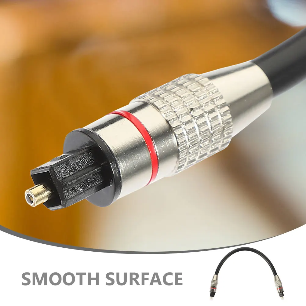 

2pcs Digital Audio Cable Fiber Optical Cable For System High- Sound Replacement Male To Male Cord