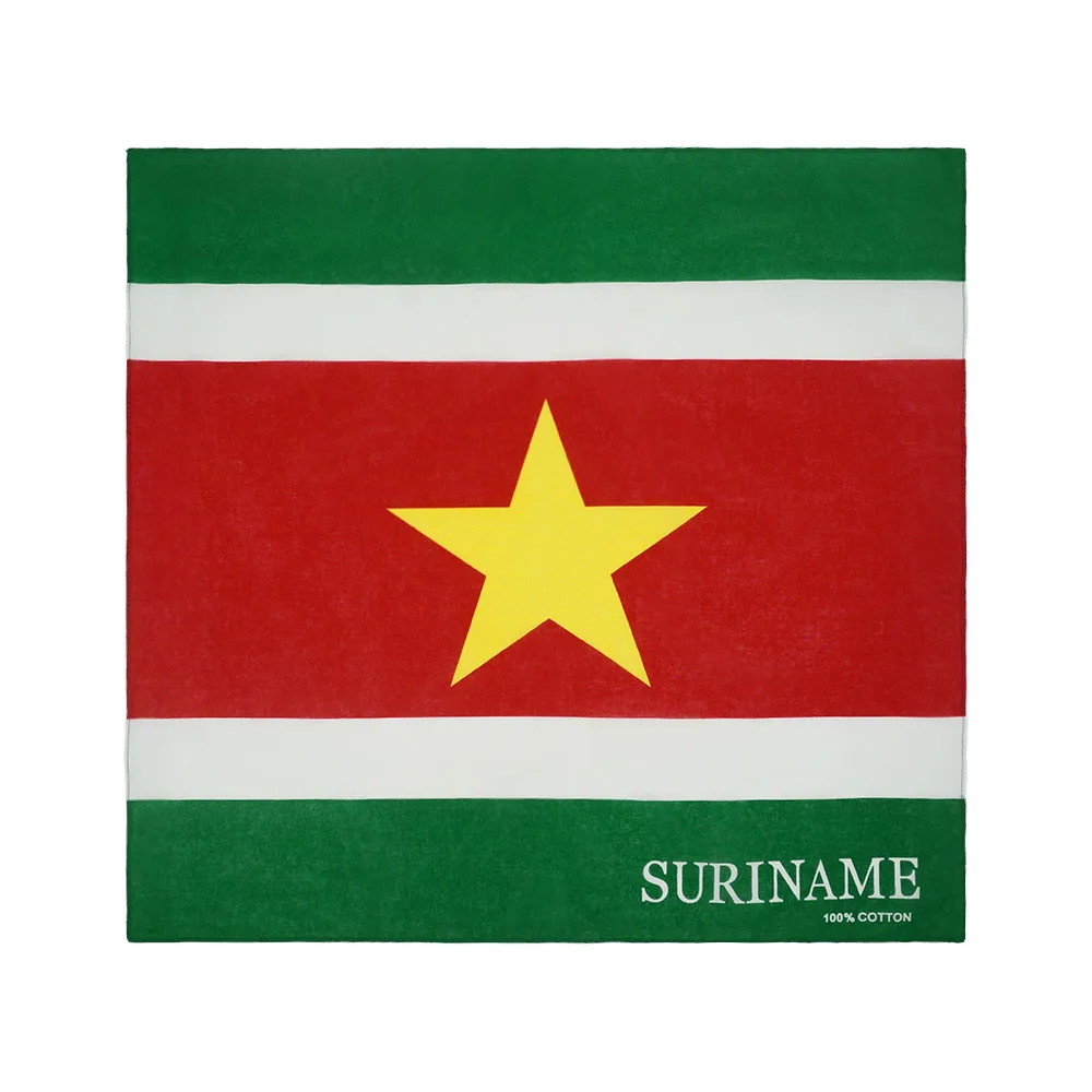 100% Katoen Bandana Jamaica Haiti Dominica Barbados St. Kitts Guyana Nationale Vlaggen Punk Sjaal Rijden Hoofdband Dansende Haarband