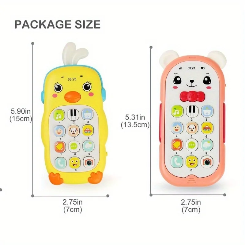 Baby Phone Toy Telephone Music Sound Machine for For Kids Infant Early Educational Mobile Phone Toys Gift