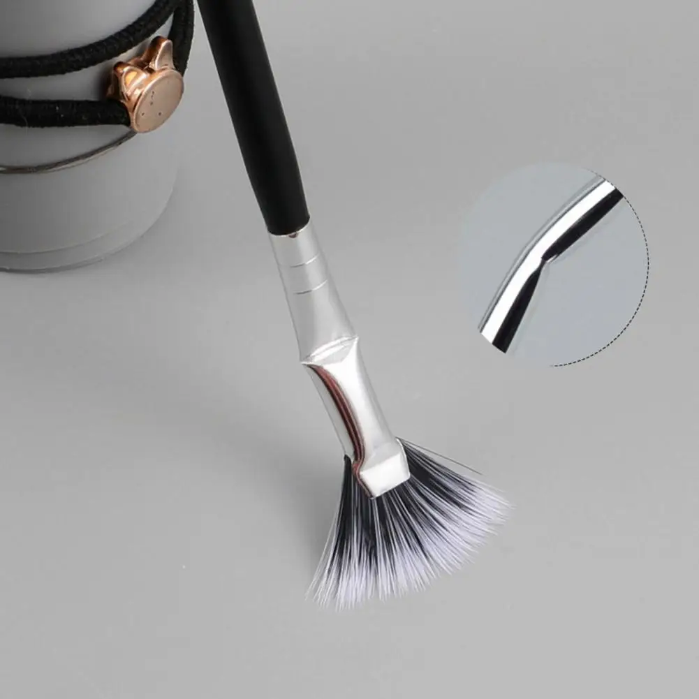 Eyelash Brushes Clump-free Lash Comb Enhance Lower Lashes 2pcs Natural Lifted Effects Mascara Fan Brushes for Easy Smooth