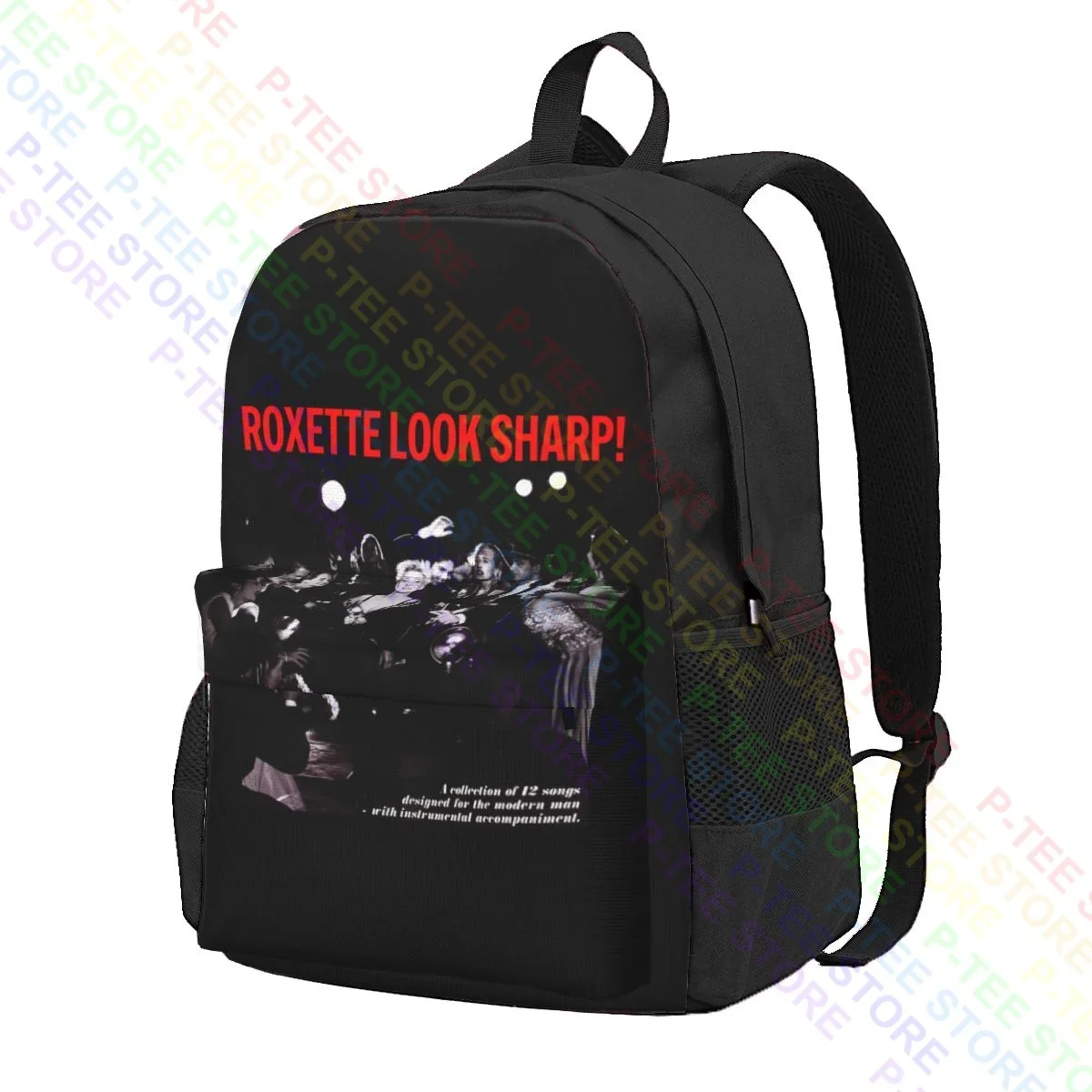 Roxette Look Sharp Logo Large Capacity Backpack Gym Schoolbag Gym Tote Bag Riding Backpack